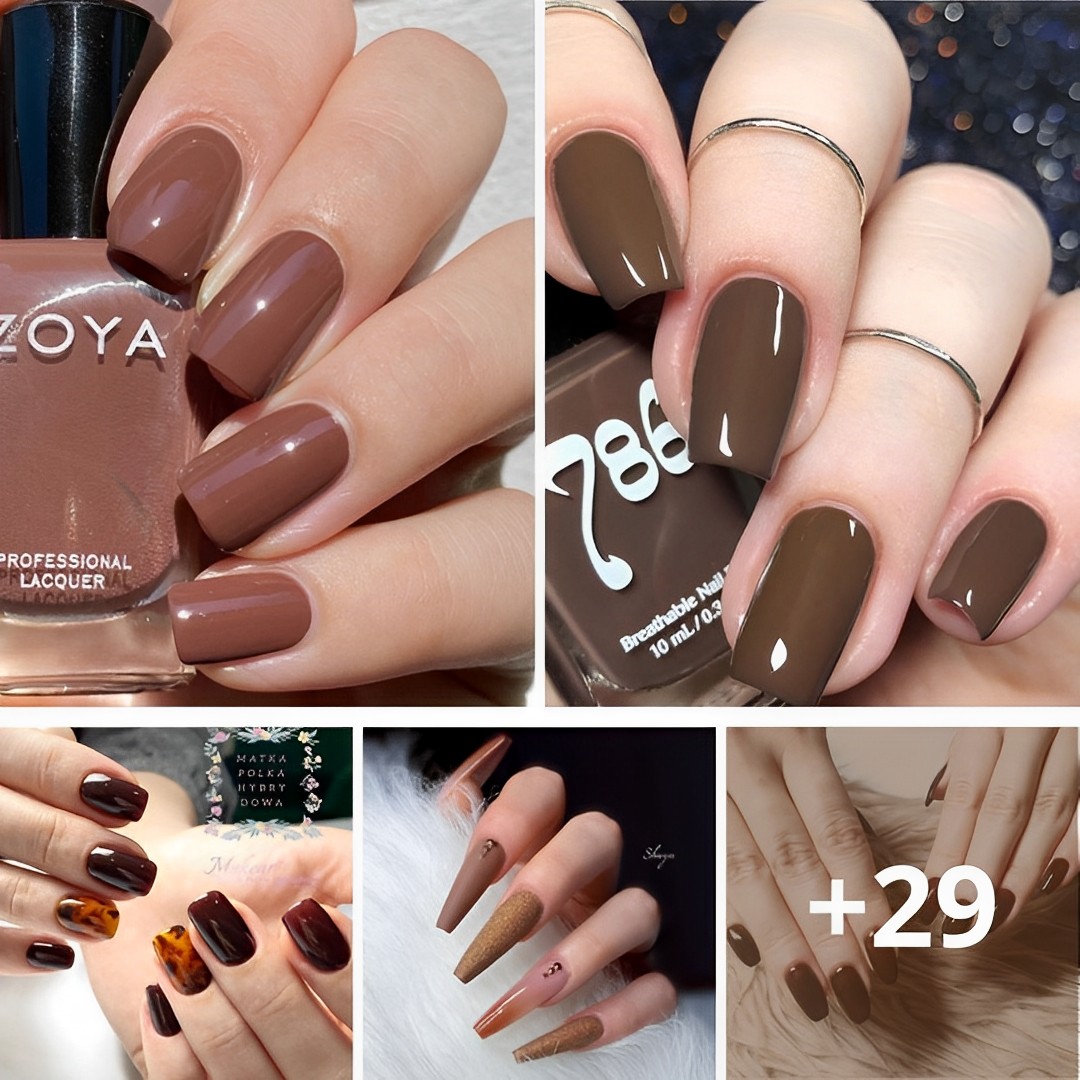 40 Cool Brown Nail Designs To Try In Fall Page 34 DIY Discovers