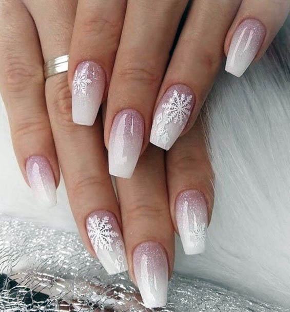 Top 50 Best White Ombre Nails for Women – Simple Classy Designs