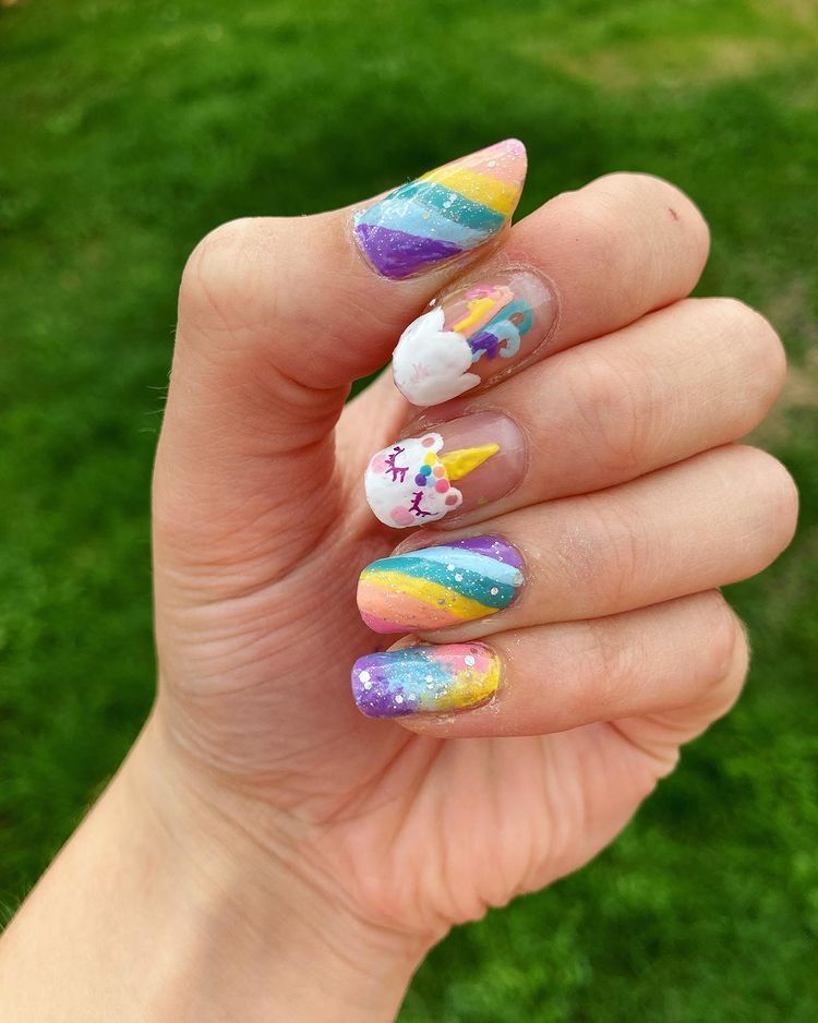 38 Rainbow Nail Design Ideas Trending In 2022 0515