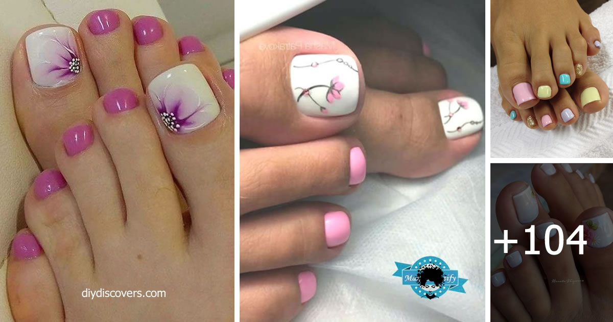 108 Images Spring Toe Nail Art Designs