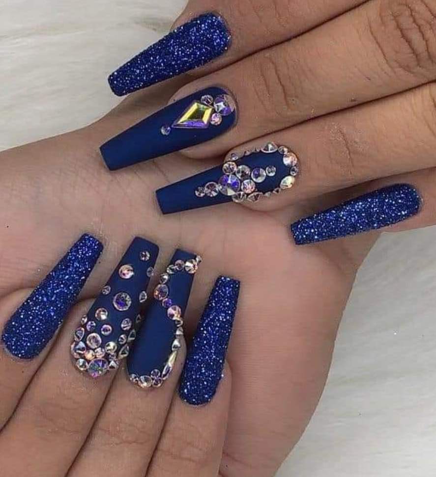 68 Best Ideas for 【Nails】 Blue Acrylic Nails 💅💙