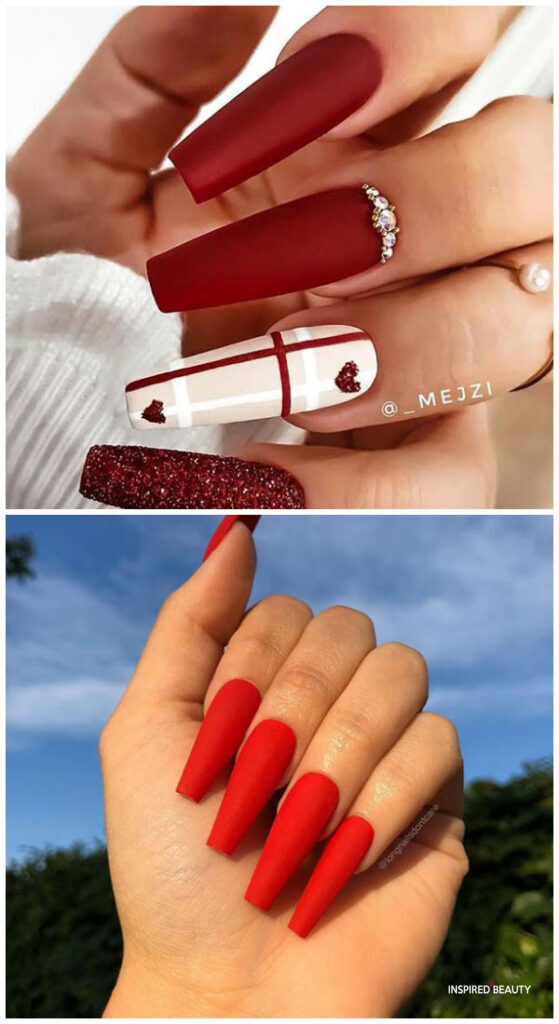 22 Amazing Ways To Rock Red Coffin Nails 2023 Diy Discovers