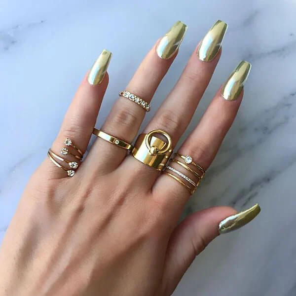 Get The Brightest Mirror Manicure With 23 Eye-Catching Chrome Nails