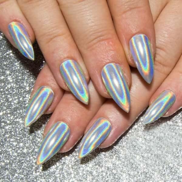 Get The Brightest Mirror Manicure With 23 Eye-Catching Chrome Nails