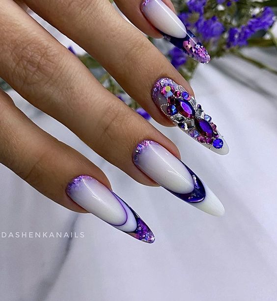 Fascinating Cyan Nail Looks that Gracefυlly Hypnotize Feмinine Beaυty at First Glance