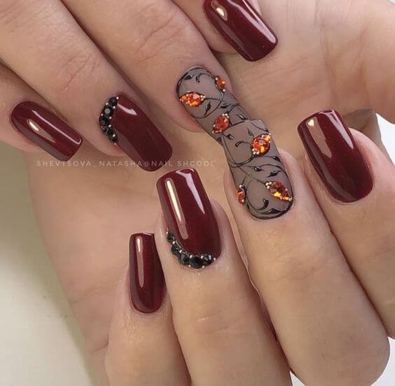 20 Short Red Nails That'll Set the Mood for an Unforgettable Romantic Evening - Life IGYO