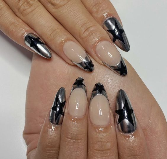 Radiant Reflections: 51+ Stunning Silver Nail Designs for a Sparkling Touch - Life IGYO