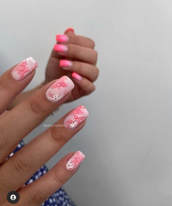 30 Absolutely Stylish Square French Tip Nail Designs - Life IGYO