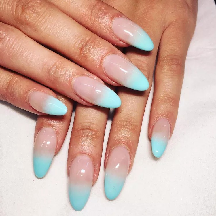 Captivating Serenity: 15 Elegant Blue French Tip Nail Concepts to Embrace - Life IGYO