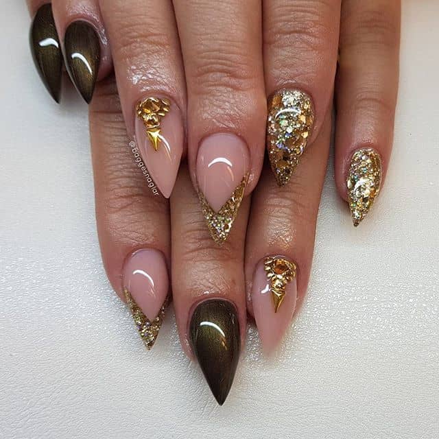 34 Gorgeous Mountain Peak Nails For Charming Giɾls