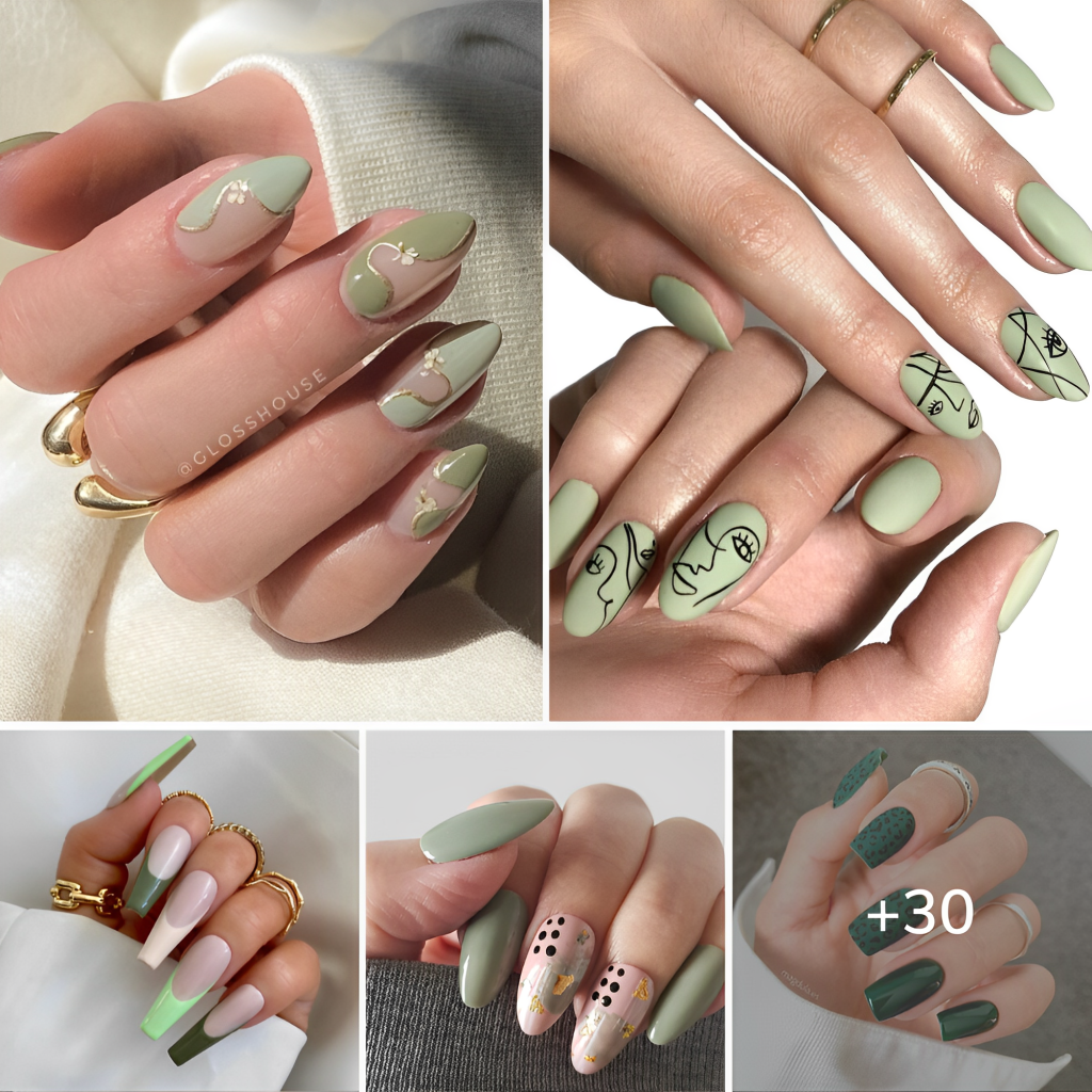 Sage Green Nails That Are Worth Swooning Over