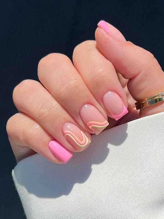 27 Captivating Pink French tips Nails Every Girl Should try 