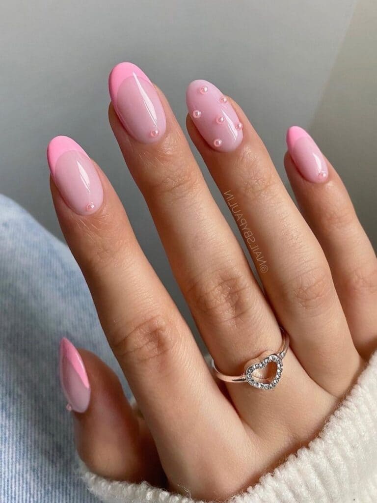 27 Captivating Pink French tips Nails Every Girl Should try 