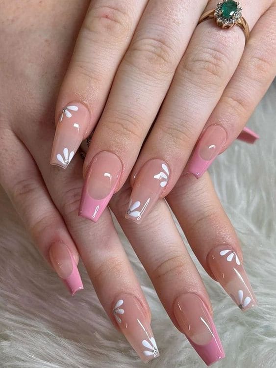 27 Captivating Pink French tips Nails Every Girl Should try 