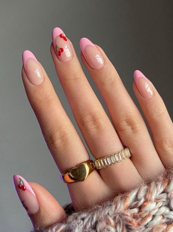 27 Captivating Pink French tips Nails Every Girl Should try 