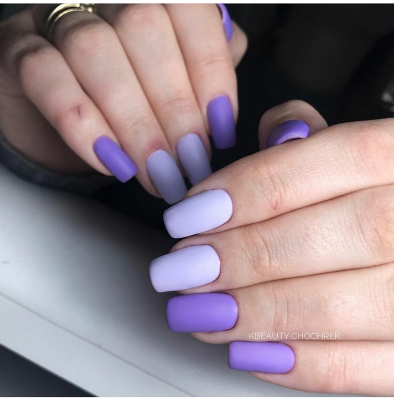 30 Stunning Ways To Rock Violet Nails