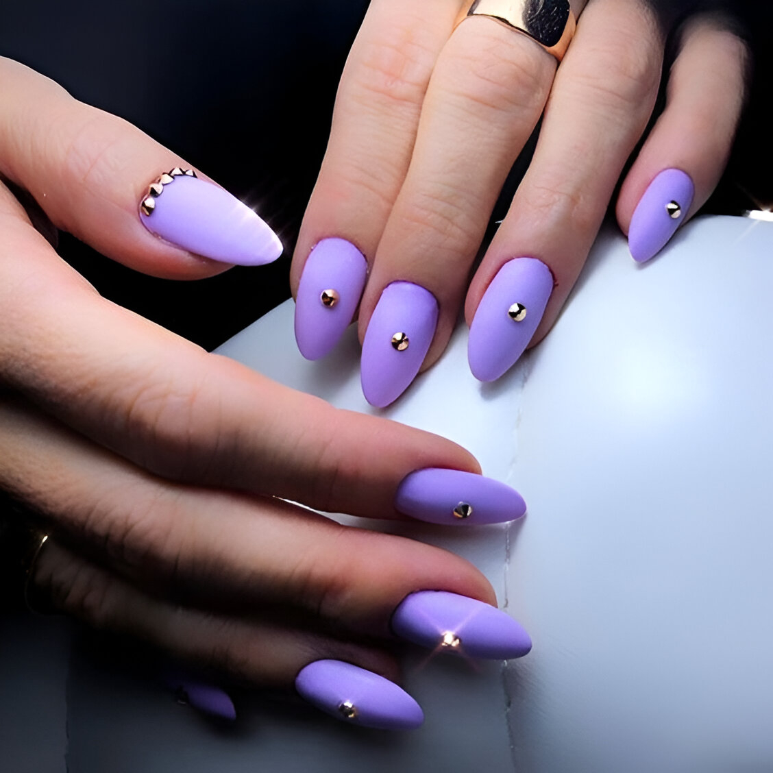 30 Stunning Ways To Rock Violet Nails