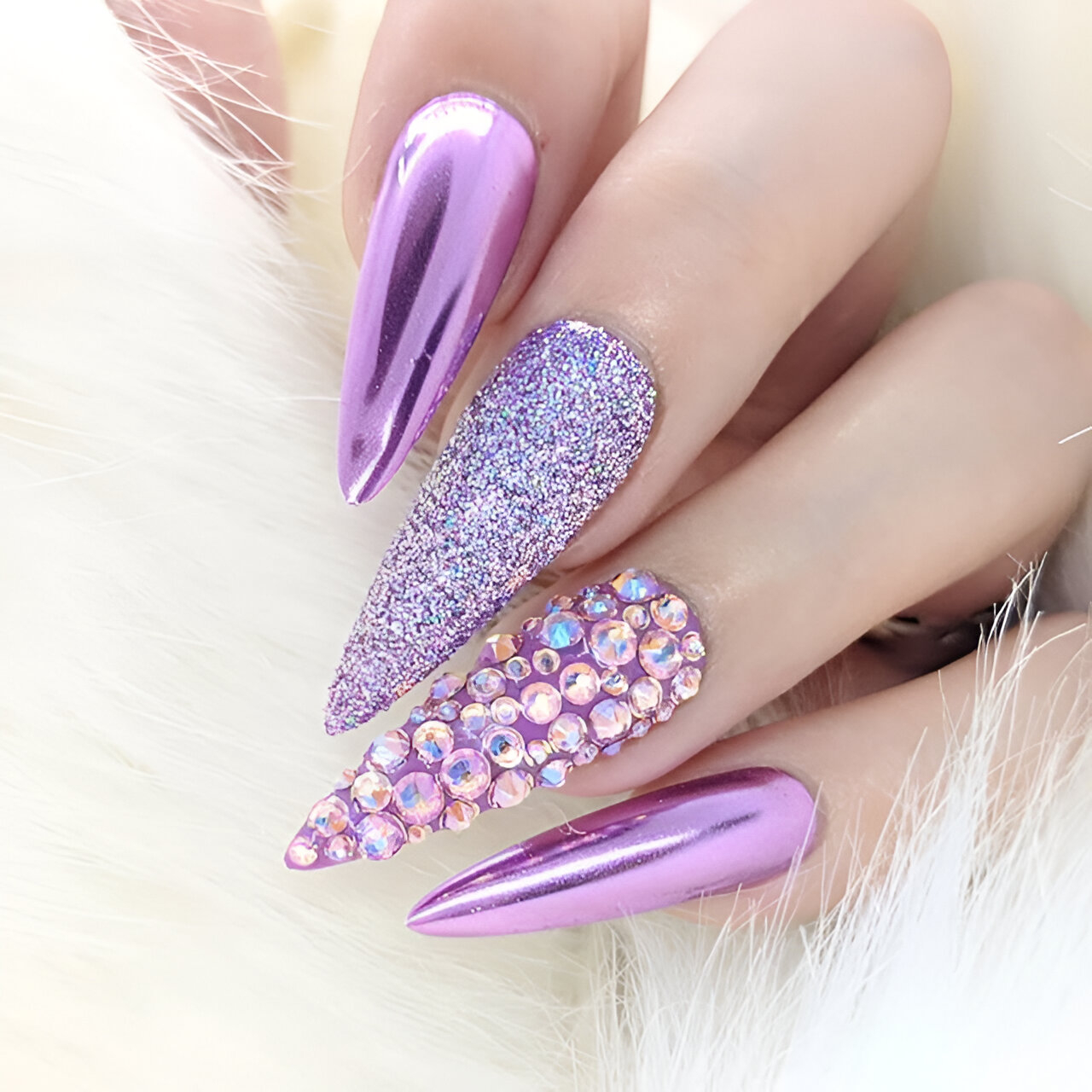 30 Stunning Ways To Rock Violet Nails