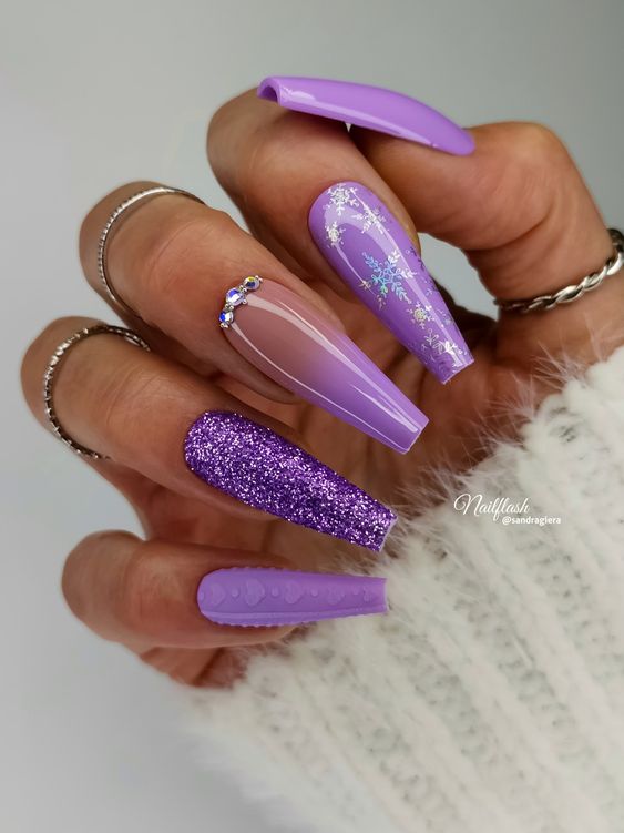 30 Stunning Ways To Rock Violet Nails