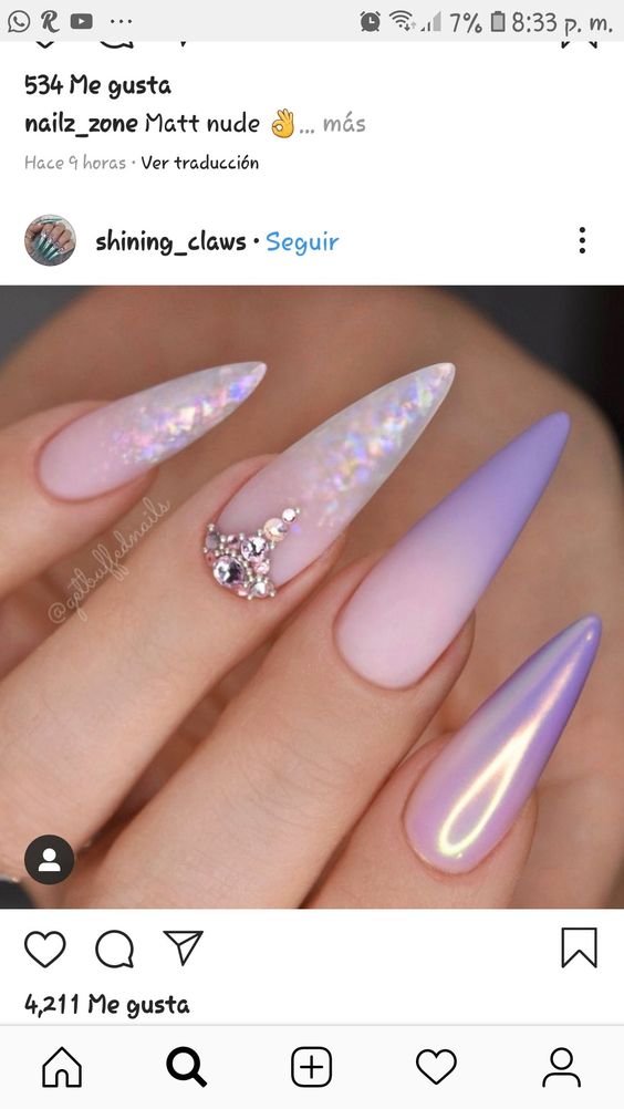 30 Stunning Ways To Rock Violet Nails