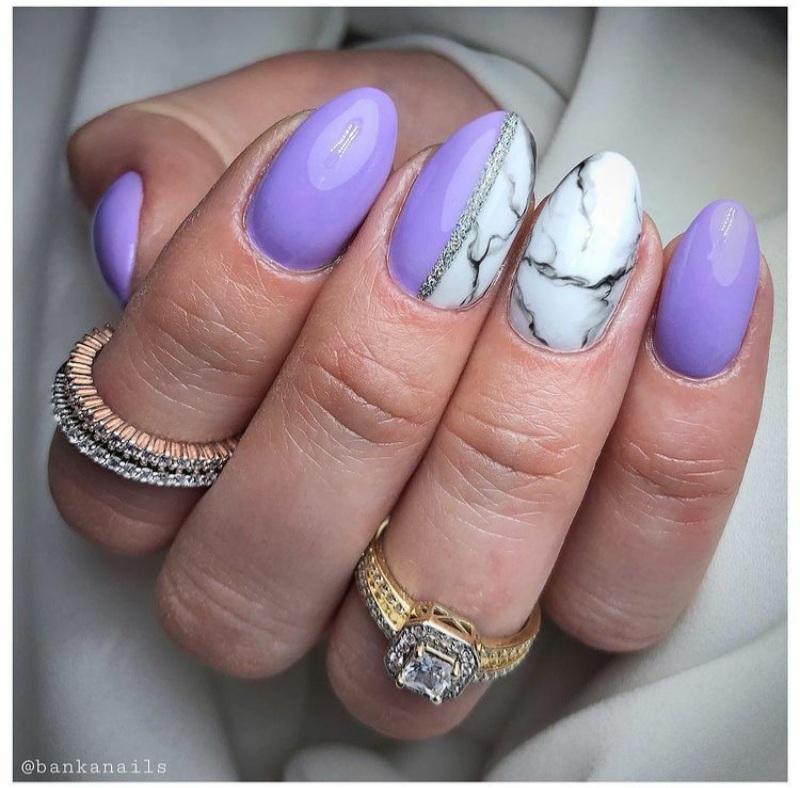 30 Stunning Ways To Rock Violet Nails