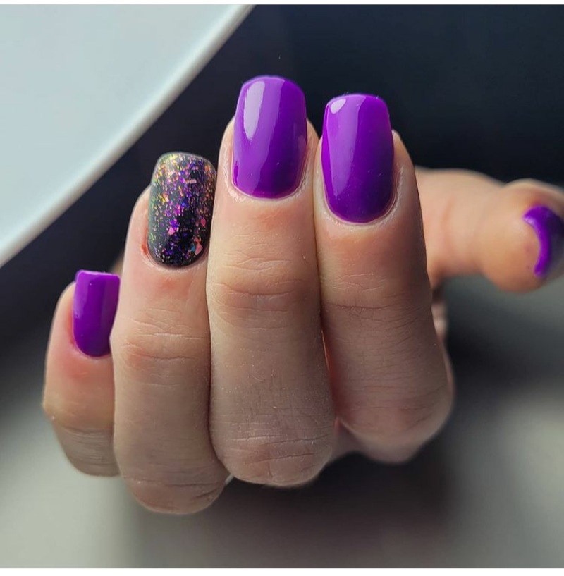 30 Stunning Ways To Rock Violet Nails