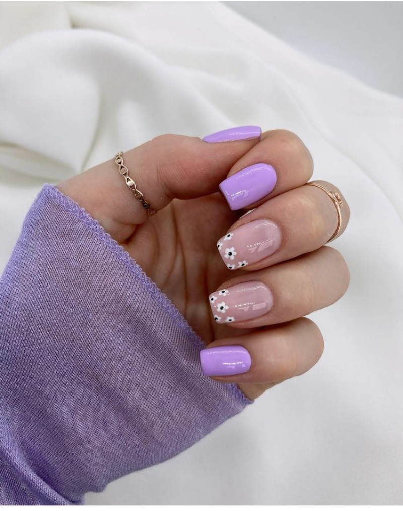 30 Stunning Ways To Rock Violet Nails