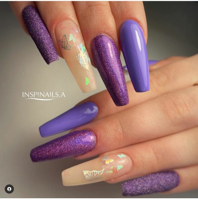 30 Stunning Ways To Rock Violet Nails