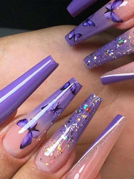 30 Stunning Ways To Rock Violet Nails