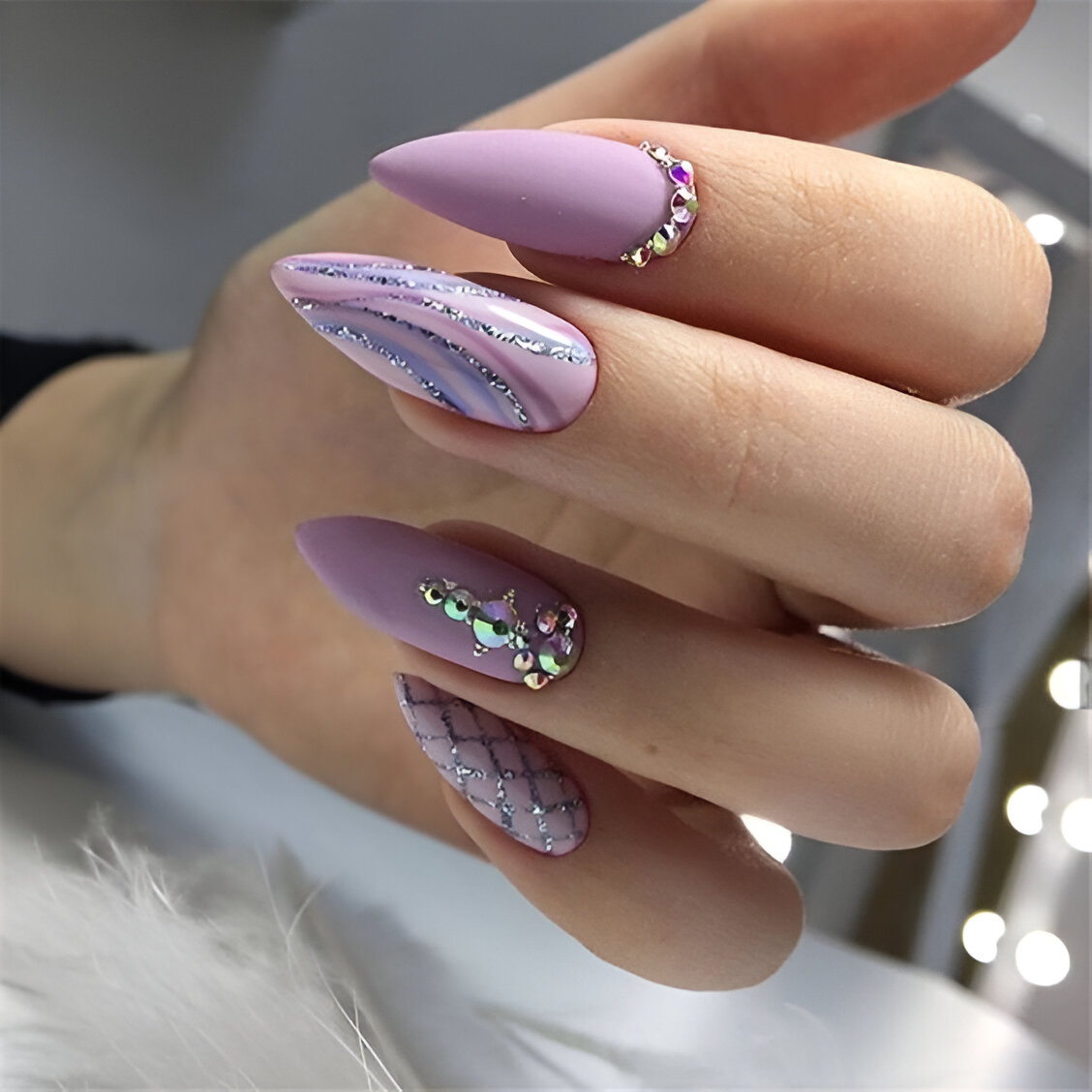 30 Stunning Ways To Rock Violet Nails