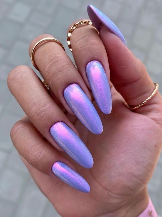 30 Stunning Ways To Rock Violet Nails