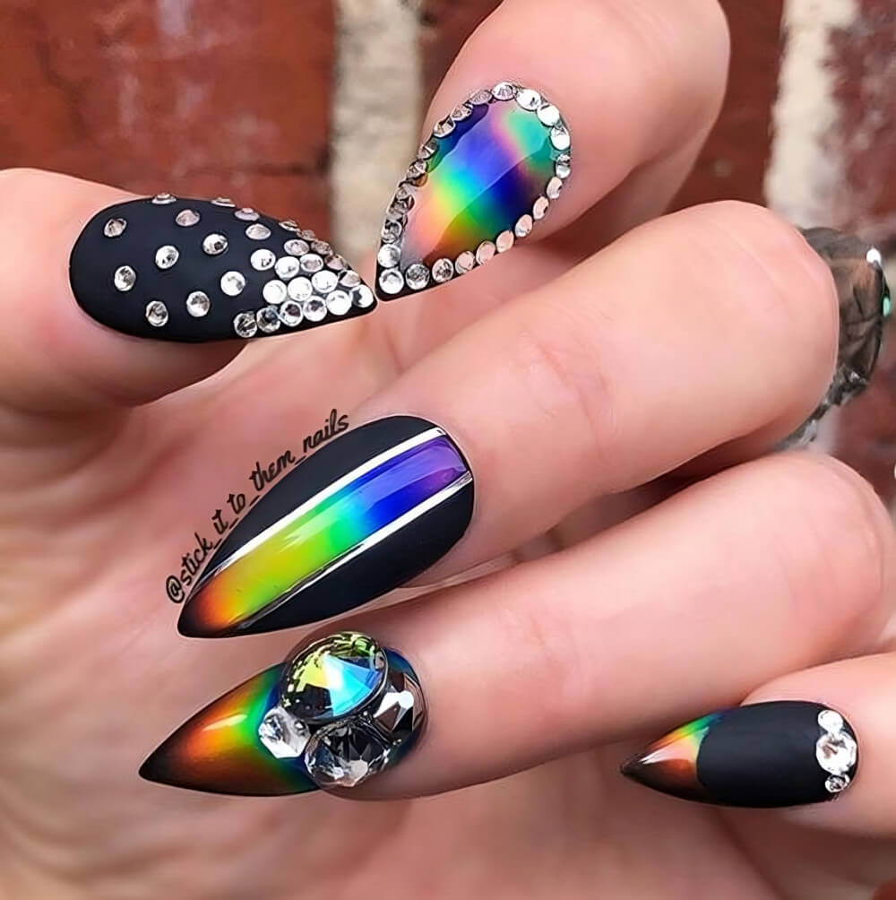 30 Gorgeous Mountain Peak Nails For Charming Girls - 225