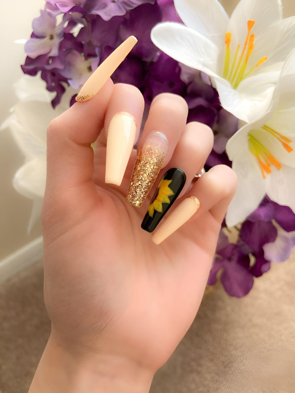 40 Stunning Yellow Acrylic Nails To Shine All Year Long