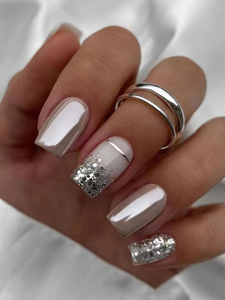 Discover 30 glamorous white nail designs that will make you the center of attention.