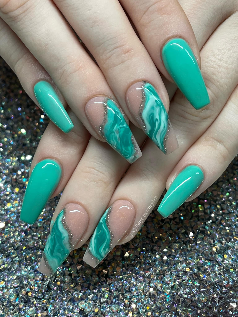 Turquoise Nail Inspiration: Embrace the Tranquil and Chic Shades - nailsforus