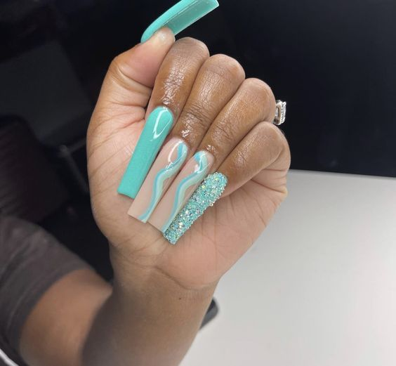 Turquoise Nail Inspiration: Embrace the Tranquil and Chic Shades - nailsforus