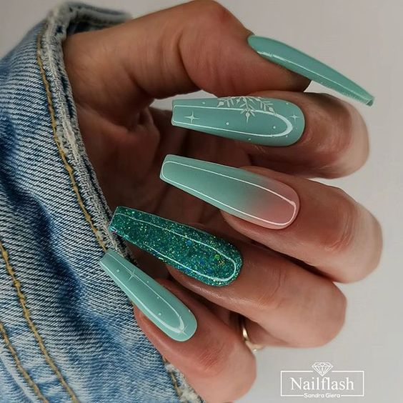 Turquoise Nail Inspiration: Embrace the Tranquil and Chic Shades - nailsforus