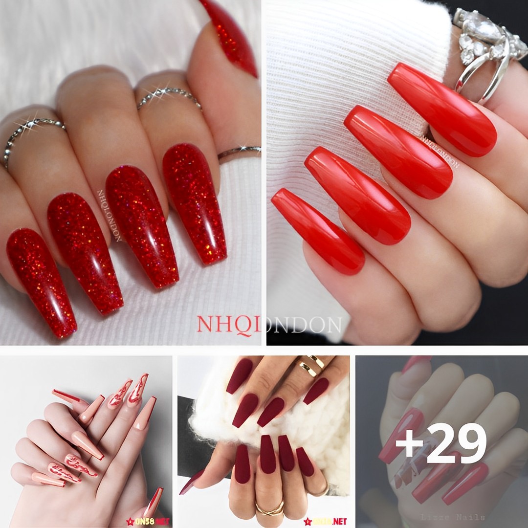 Red Coffin Nails Can Be Worn In 38 Gorgeous Ways Diy Discovers