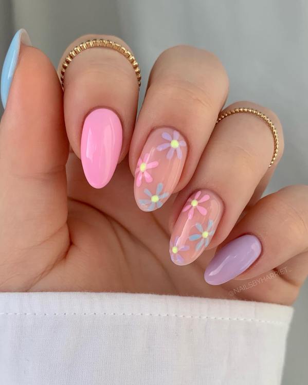 spring nails, spring nails 2023, spring nails inspiration, spring nails short, spring nails simple, spring nails acrylic, spring nail art, spring nail designs, spring nail ideas, spring nail colours, pastel nails, floral nails