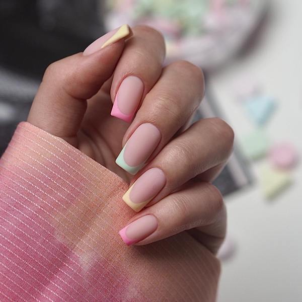 spring nails, spring nails 2023, spring nails inspiration, spring nails short, spring nails simple, spring nails acrylic, spring nail art, spring nail designs, spring nail ideas, spring nail colours, matte nails, French tip nails