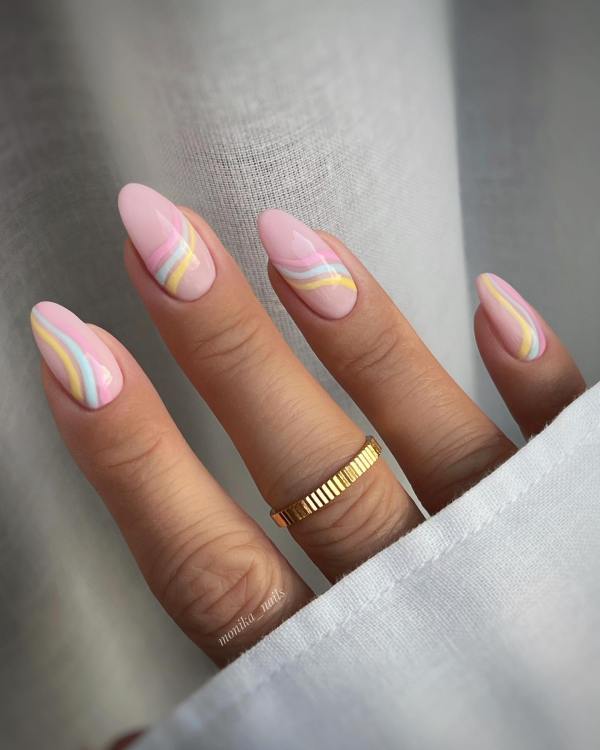 spring nails, spring nails 2023, spring nails inspiration, spring nails short, spring nails simple, spring nails acrylic, spring nail art, spring nail designs, spring nail ideas, spring nail colours, swirl nails