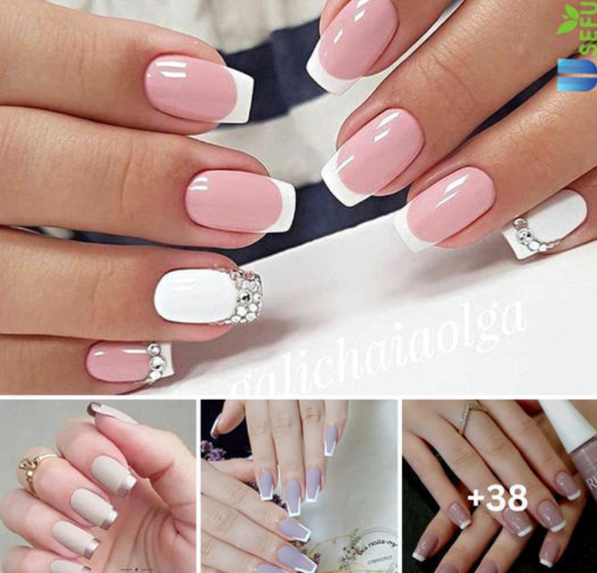 Unlocking Elegance 66 Captivating French Tip Nail Designs For A