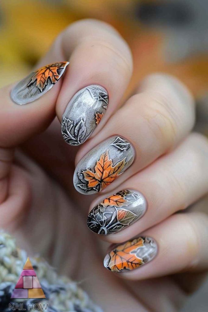 fall nail designs 66 https://nailhow.com/fall-nail-designs/