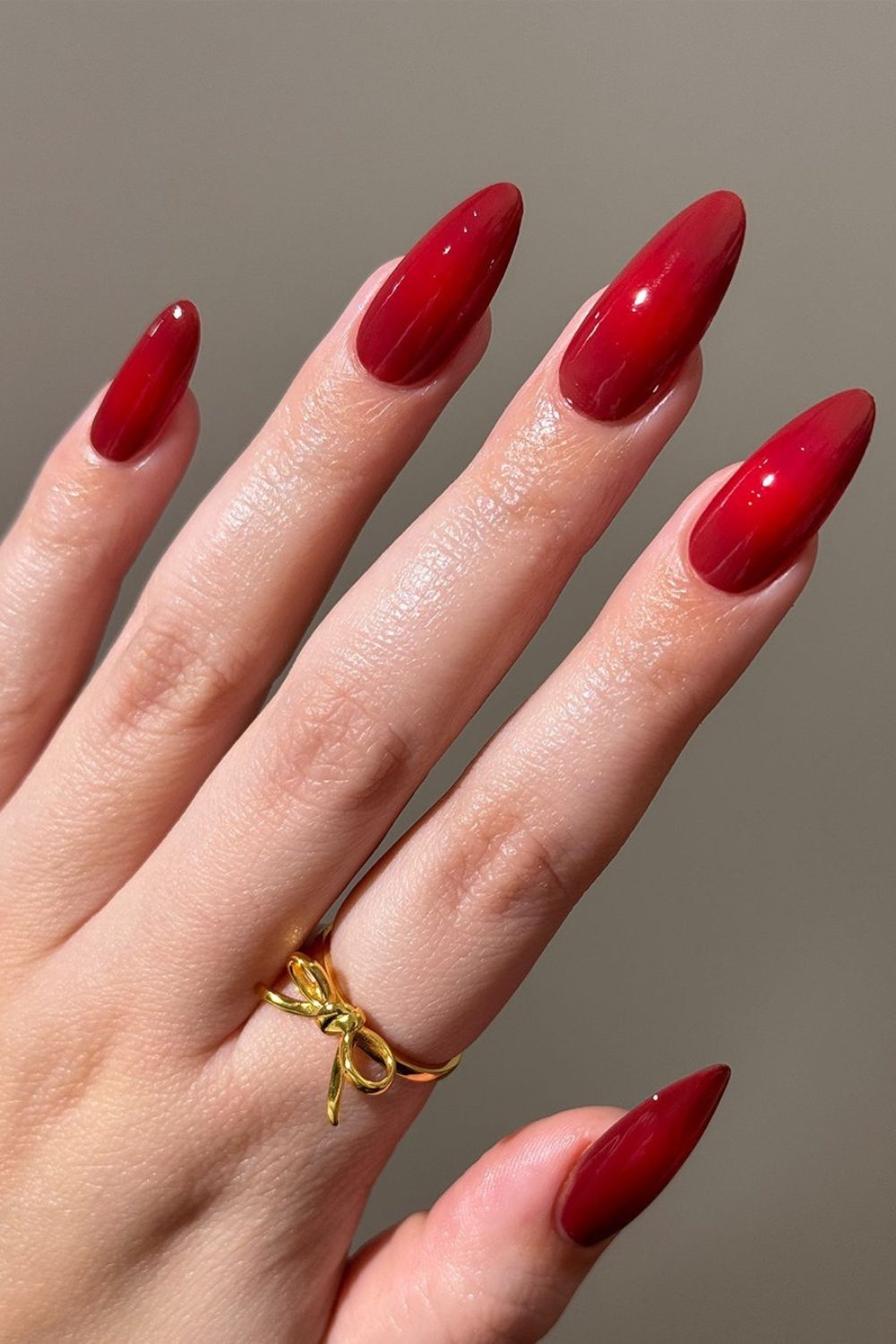 Cherry cola nails